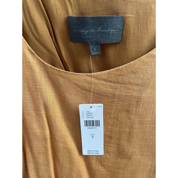 Sunday In Brooklyn Anthropologie Women’s Asymmetrical Strappy Tank Small NWT - Picture 5 of 6